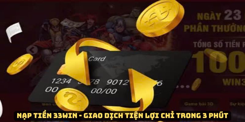 ảnh đại diện nạp tiền 33win